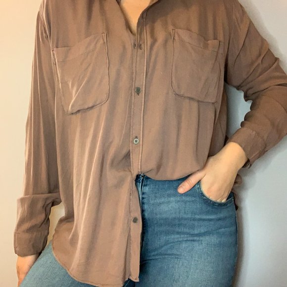 Mudd Button Up Blouse - Picture 4 of 4